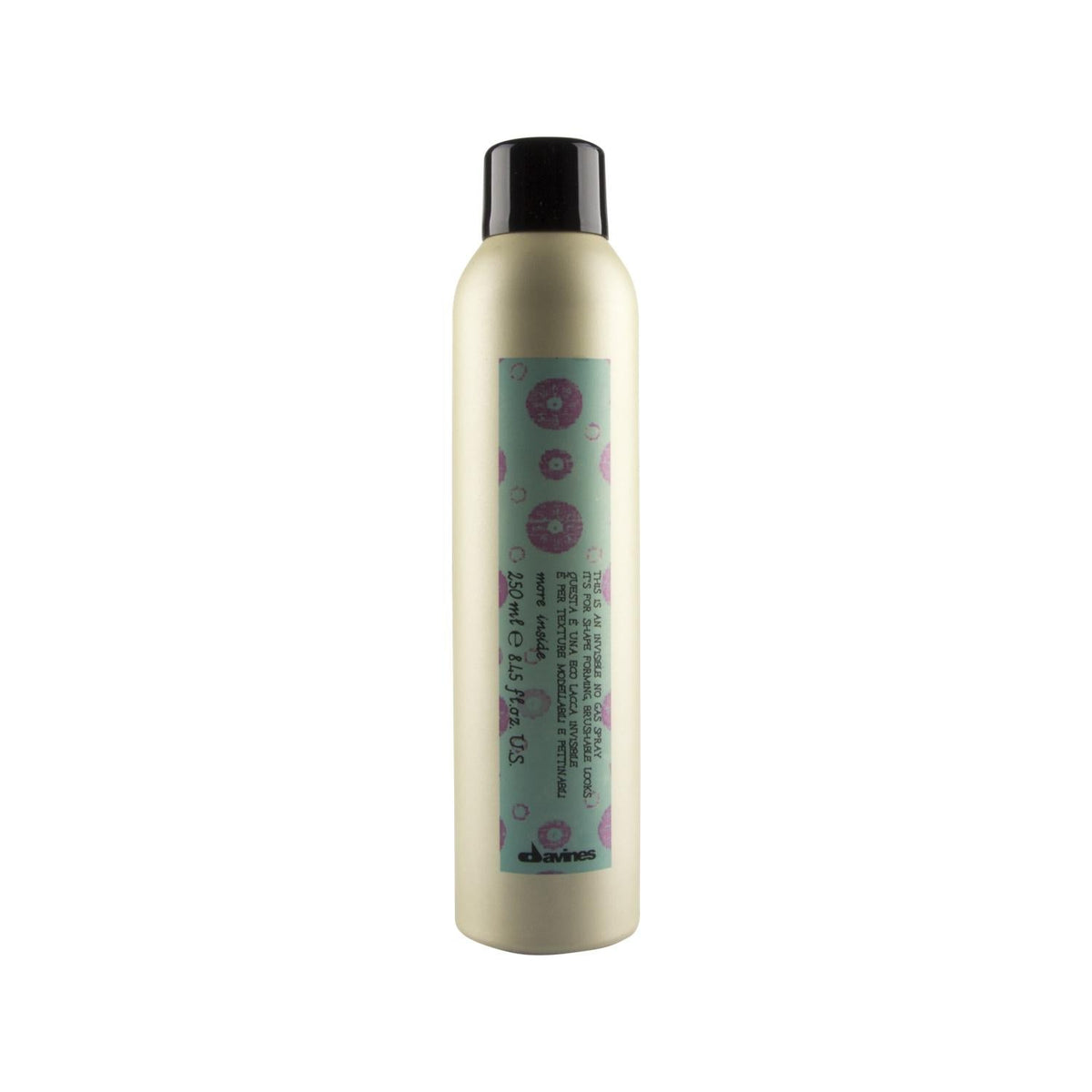 Davines Invisible No Gas Hair Care Spray - 8.45 fl oz Invisible Hold, No Aerosol, Eco-Friendly Styling