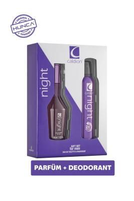 Caldion Men's Fragrance and Deodorant Set - Night EDT 5.07 fl oz + Deo Spray 8.45 fl oz