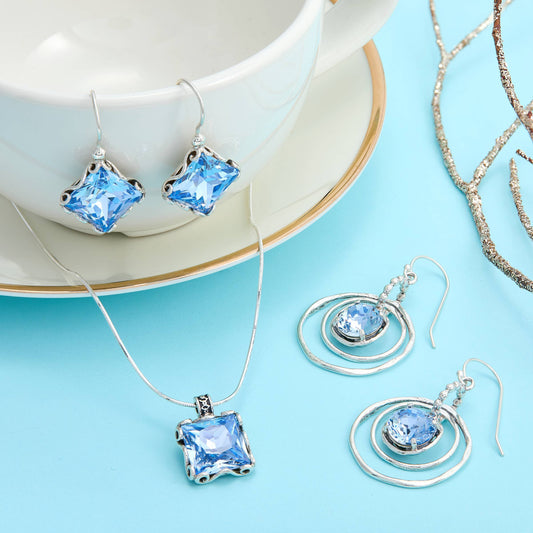 Silpada Cooling Effects Silver Crystal Pendant Necklace
