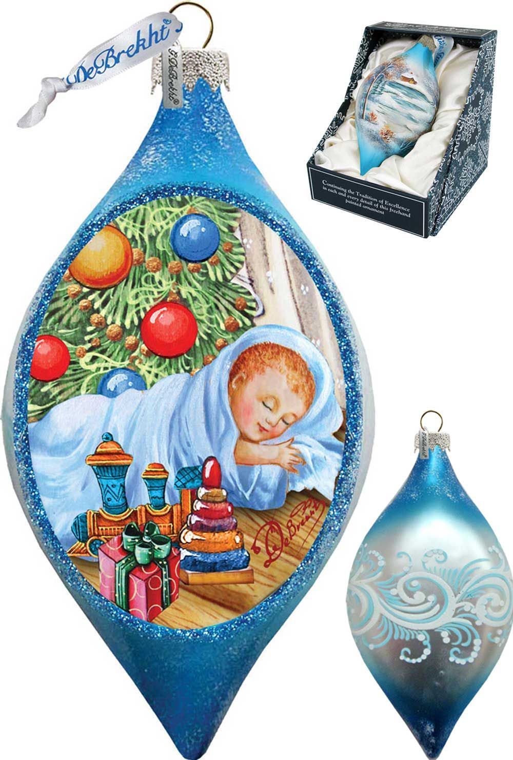 Christmas Tree Ornament Baby 1st Christmas by G. DeBrekht