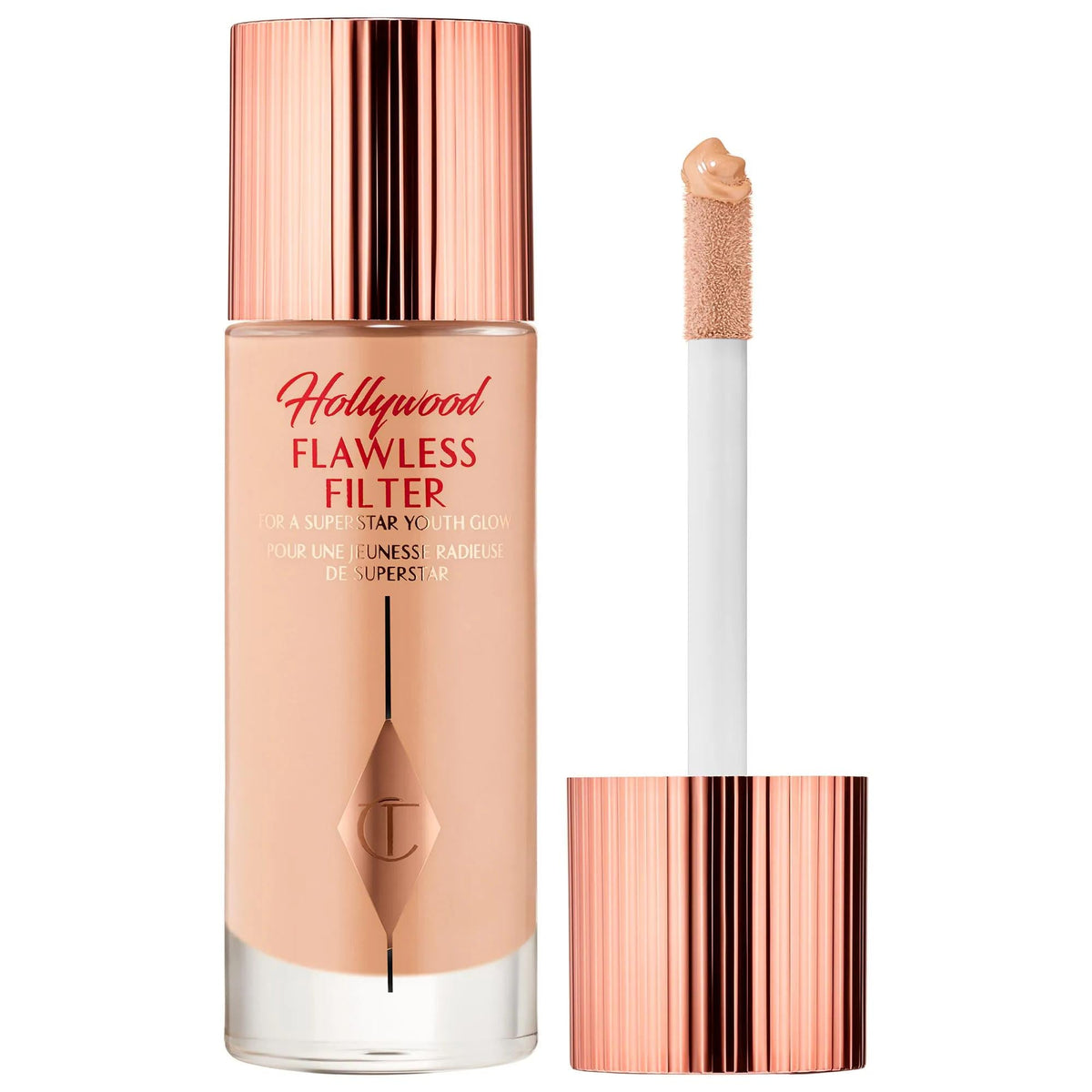 Hollywood Flawless Filter: Complexion Booster & Liquid Highlighter for Radiant, Youthful, Glowing Skin - Blur Imperfections & Illuminate.
