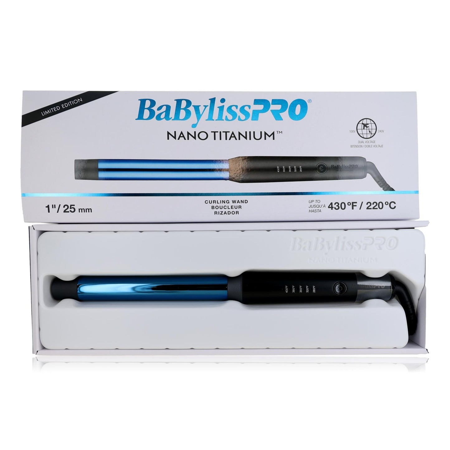 Nano Titanium Curling Wand, 1"