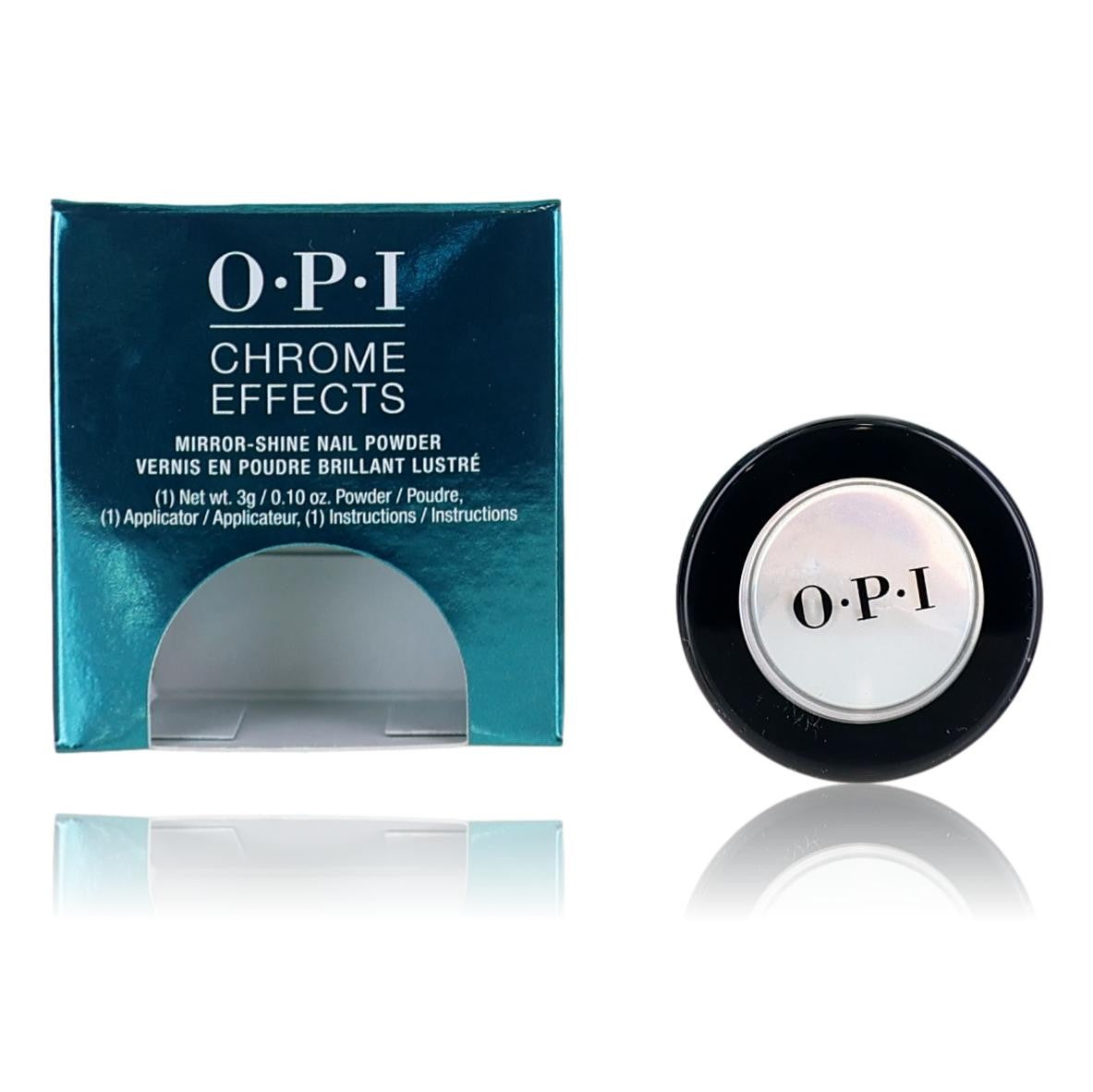 OPI Chrome Effects, 0.10 oz Nail Powder- Blue "Plate" Special