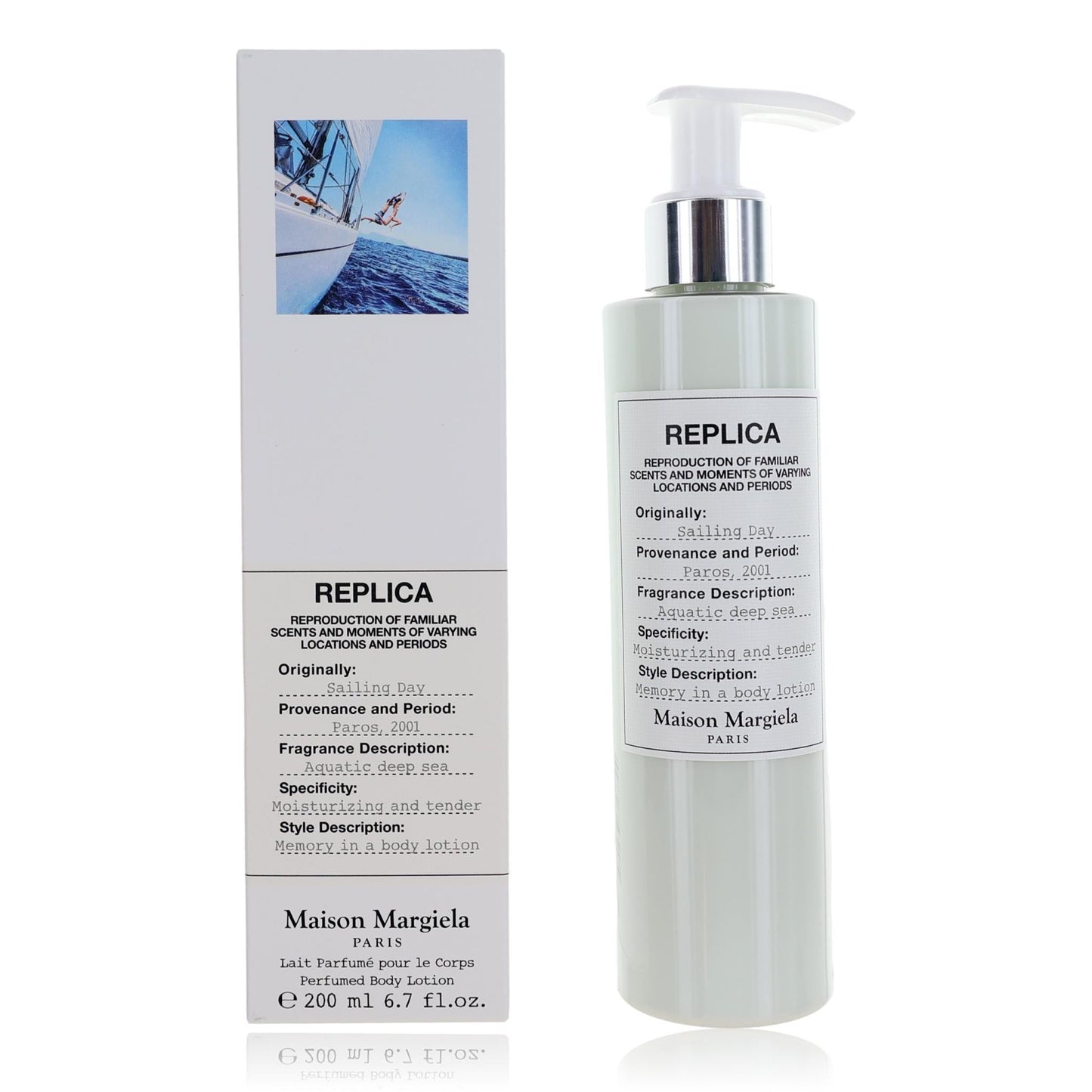 Replica Sailing Day, 6.7 oz Body Lotion for Unisex