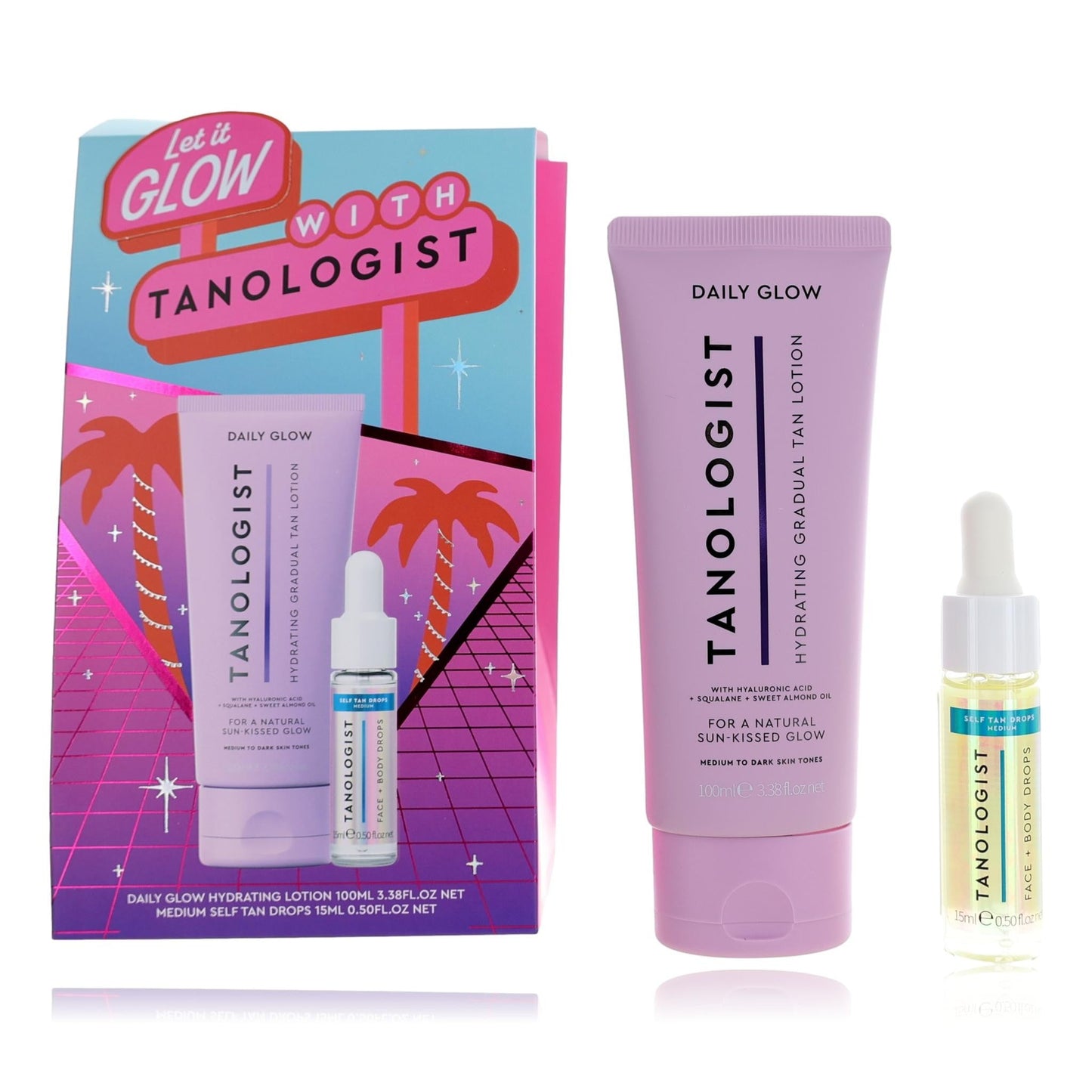 Tanologist Let it Glow, 2 Piece Gift Set