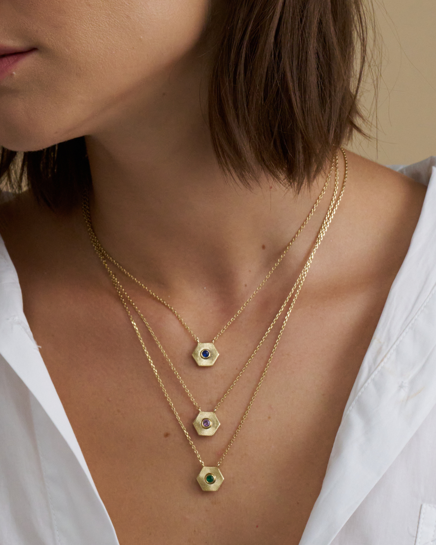 Stella & Dot Power Stone Pendant Adjustable Necklace
