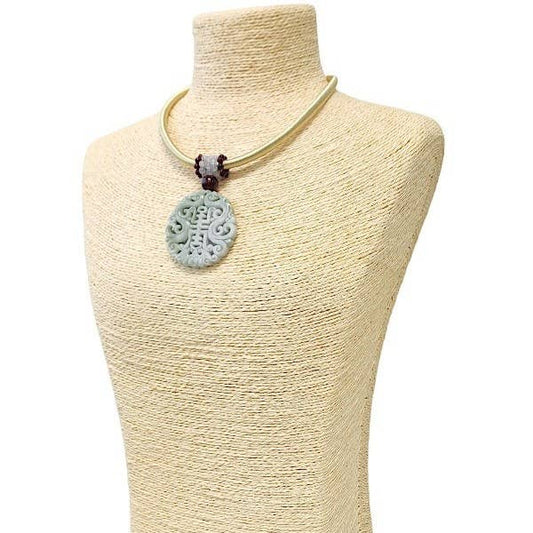 Bijoux Envie Jade Necklace | Pendant Necklace | Choker | Collar | Green