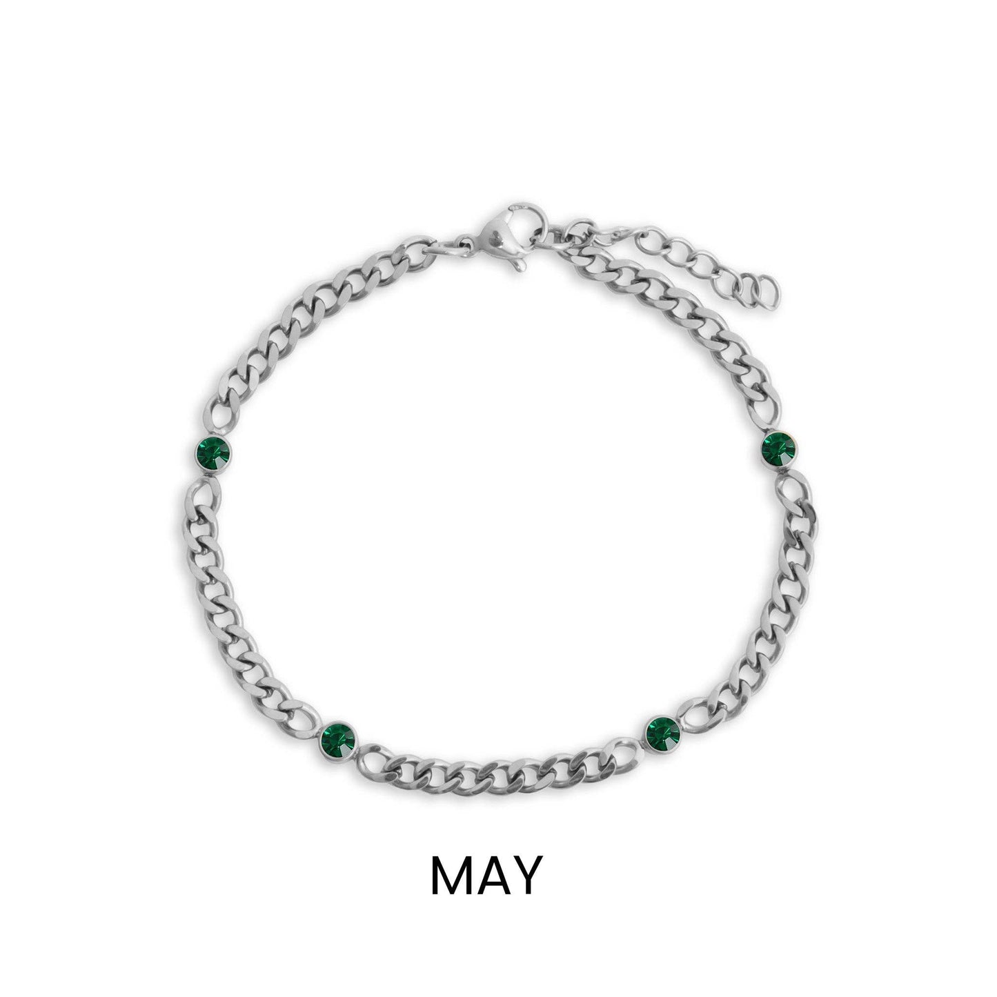 Bracelet de naissance en acier inoxydable