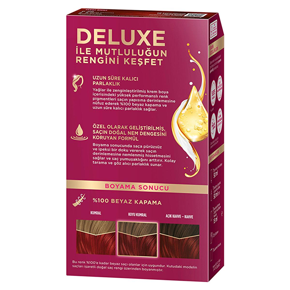 Palette Deluxe Yakut Kızılı Hair Dye - Long-Lasting Rich Ruby Red Hair Color