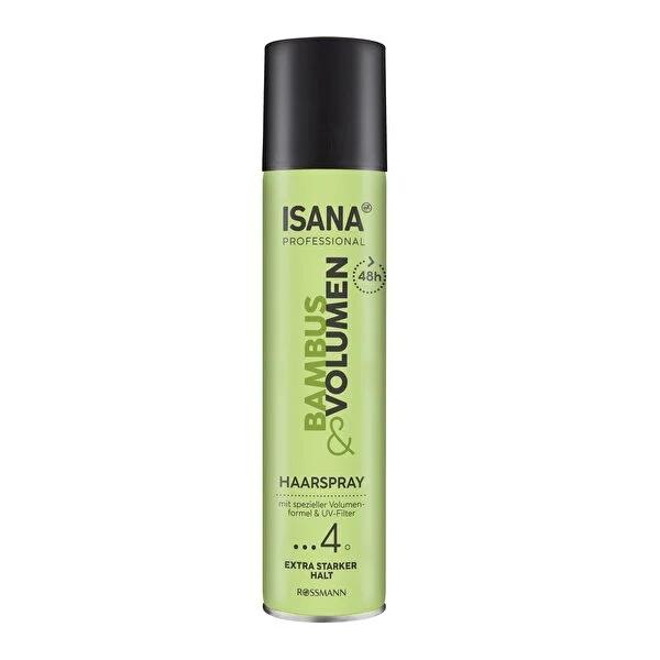 Isana Professional Bamboo Hair Spray - Vegan, Natural Hair Styling with Pleasant Scent, 8.45 fl oz