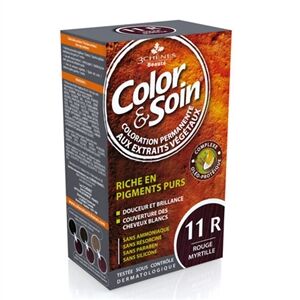 Color & Soin 11R Bilberry Red Permanent Hair Dye 135ml