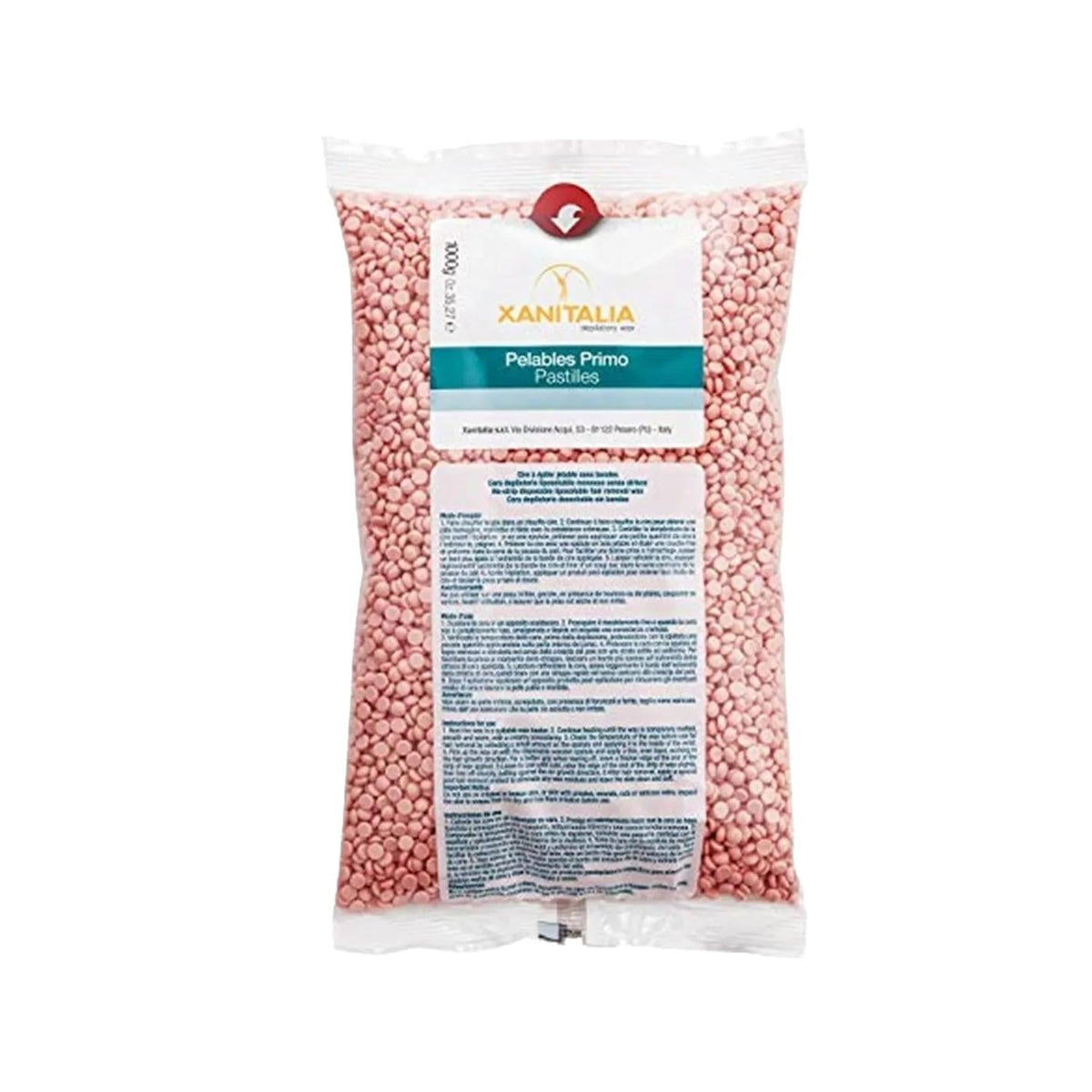 Xanitalia Rose Peelable Wax Beads for Sensitive Skin 1000g