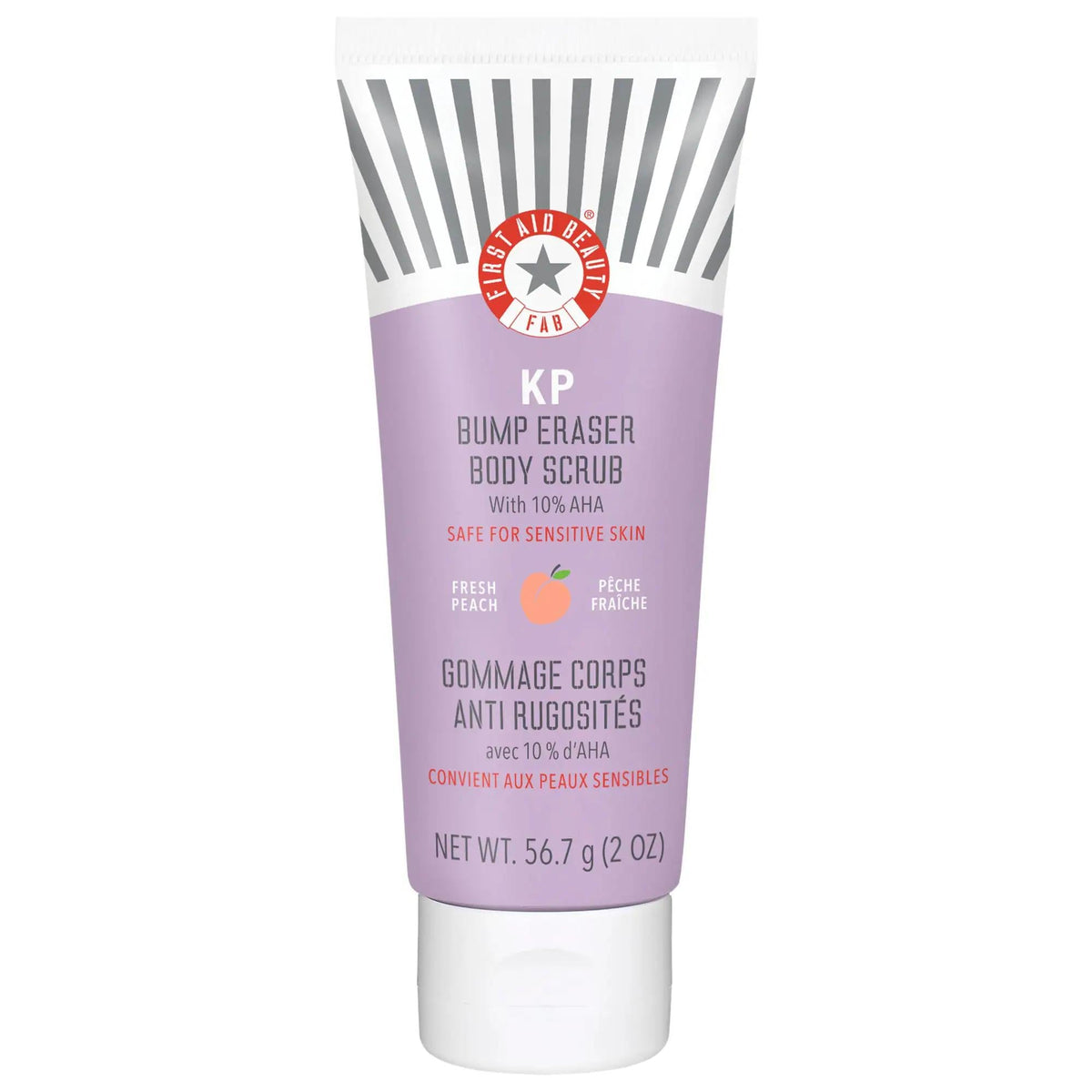 KP Bump Eraser Mini AHA Body Scrub - Exfoliating Treatment for Keratosis Pilaris & Strawberry Skin - Vegan & Cruelty-Free