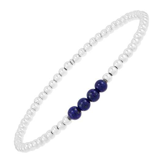 Bracelet « Loyalty » en lapis-lazuli naturel Silpada, en