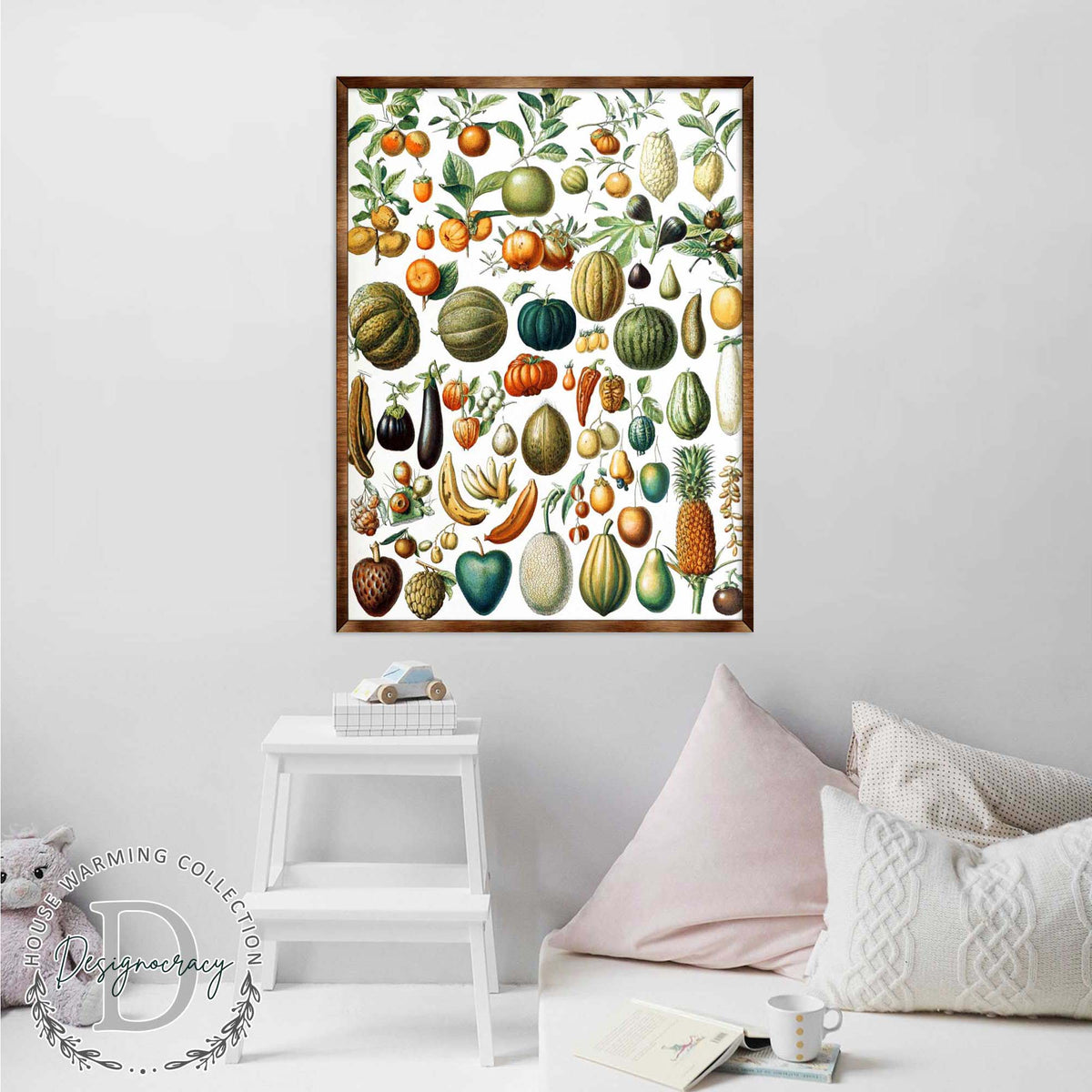 Montessori Wooden Poster Fruit #2