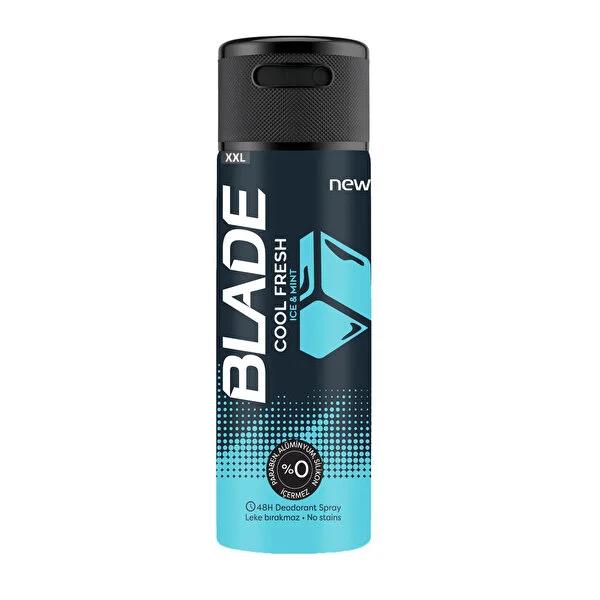 Blade Deo Cool Fresh Deodorant Spray 200ml - Non-Staining, Long-Lasting Freshness