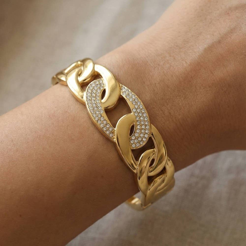 Bracelet Anarchy Street en acier inoxydable motif chaîne