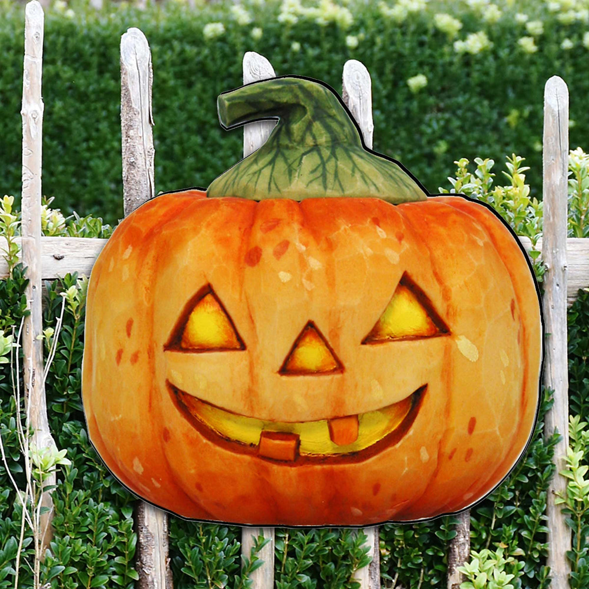 Pumpkin Halloween Door Decor by G. DeBrekht - Thanksgiving Halloween Decor - 8158414H