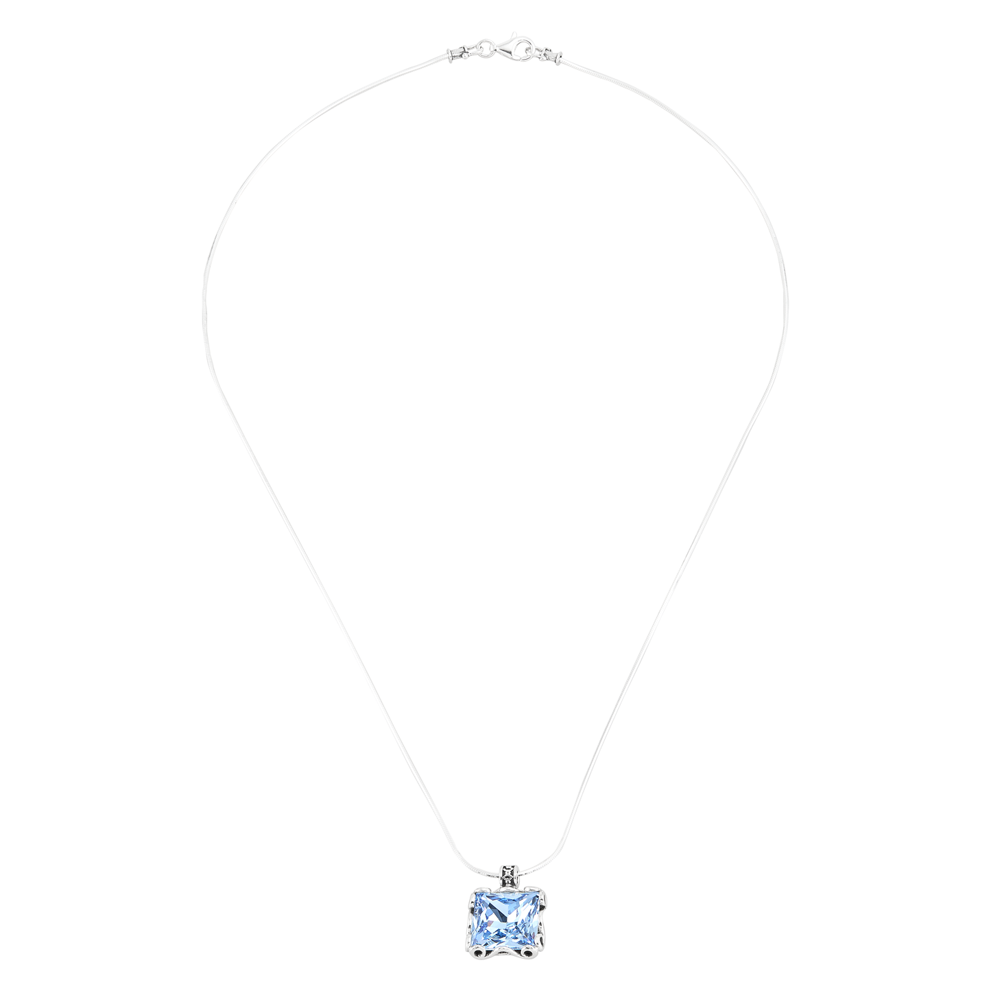 Collier pendentif Silpada « Cooling Effects » en argent et cristal