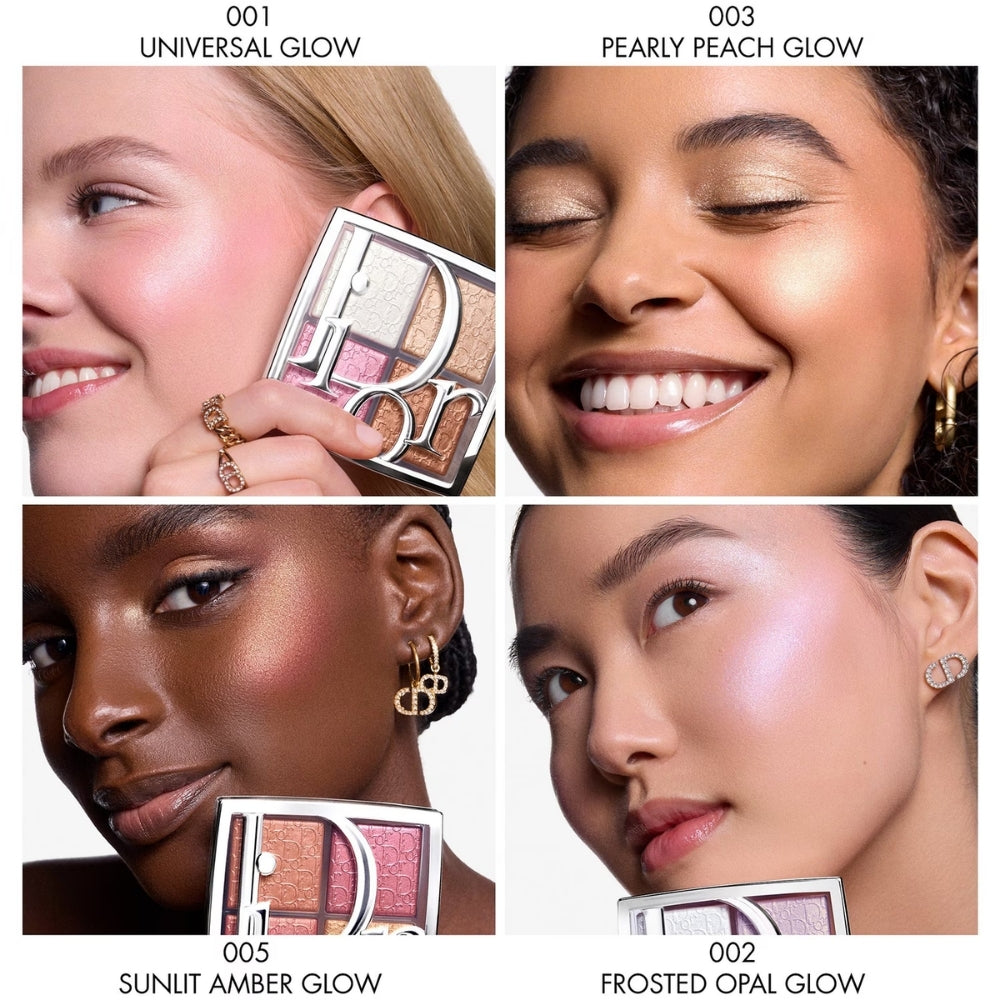 Dior Backstage Glow Face Palette 003 Pearly Peach Glow