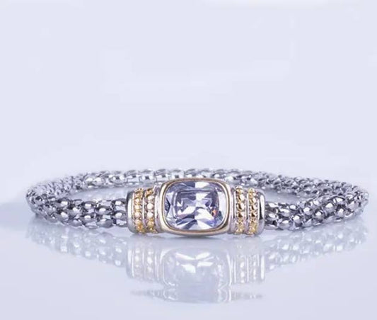 Best Kept Crystal Station Statement Bracelet