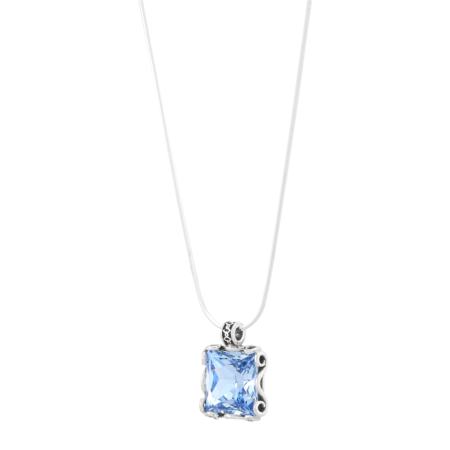 Collier pendentif Silpada « Cooling Effects » en argent et cristal