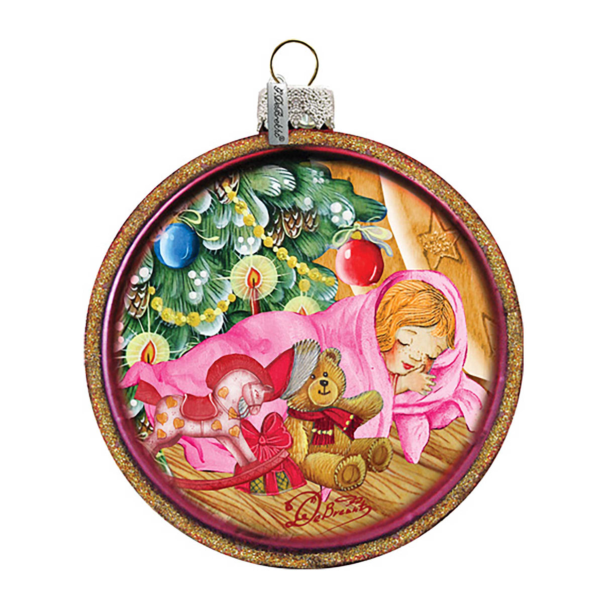Christmas Tree Ornament Baby 1st Christmas by G. DeBrekht