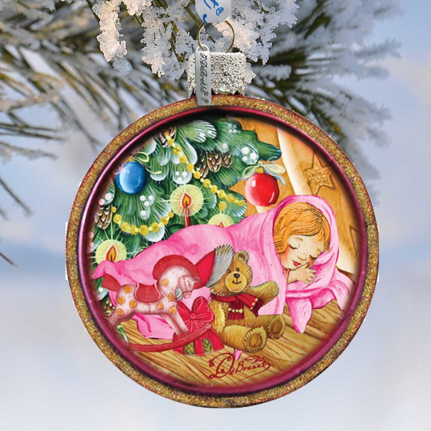 Christmas Tree Ornament Baby 1st Christmas by G. DeBrekht