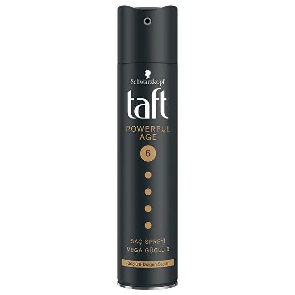 Taft Powerful Age 5 Hair Spray: Extra Strong 24H Hold, Keratin Formula for Volumizing Mature & Thin Hair - 8.45 fl oz