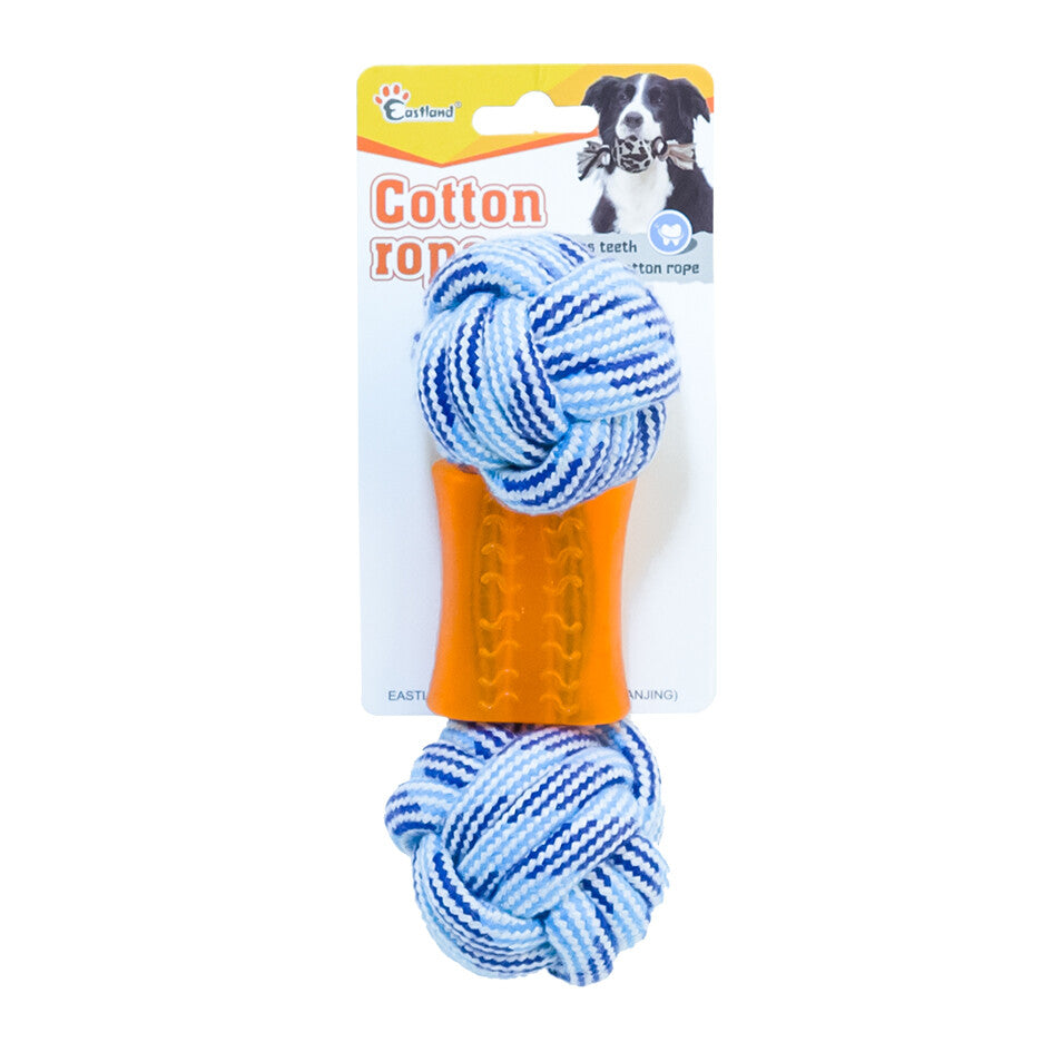 Eastland Rope Dumbbell Interactive Dog Chew Toy 30cm