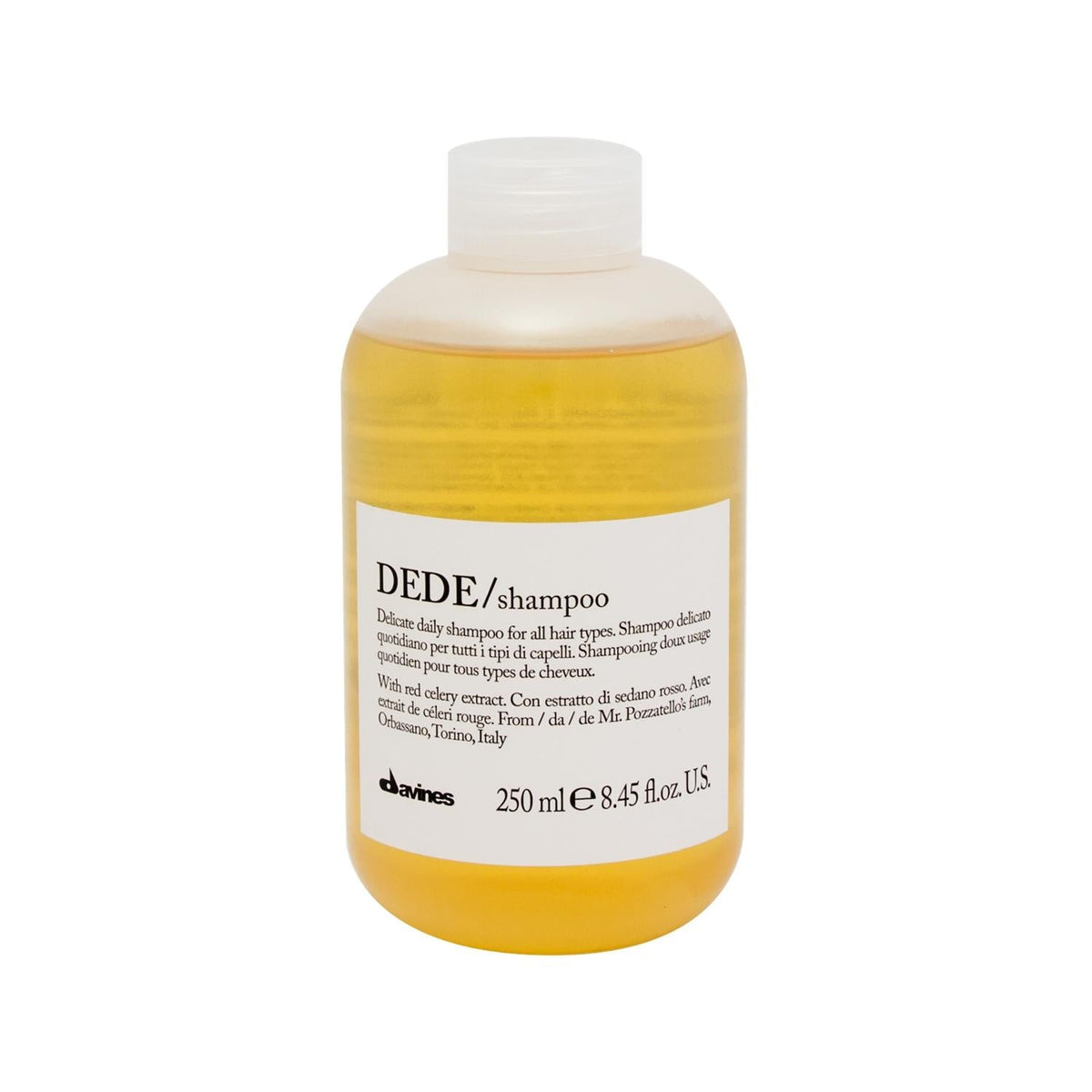 Davines Dede Fine Hair Shampoo 250ml - Gentle & Nourishing for Fine Hair