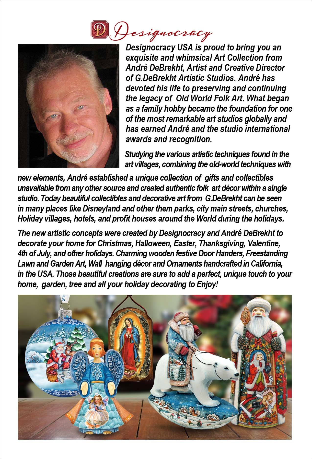 Nautical Christmas Decor - Santa on the Beach Keepsake Glass Ornaments by G. Debrekht - Christmas Decor - 777413