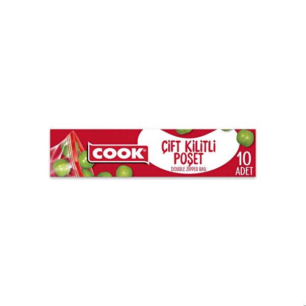 Cook Reusable Storage Bags with Double Zipper Lock - Eco-Friendly Food Storage Solution