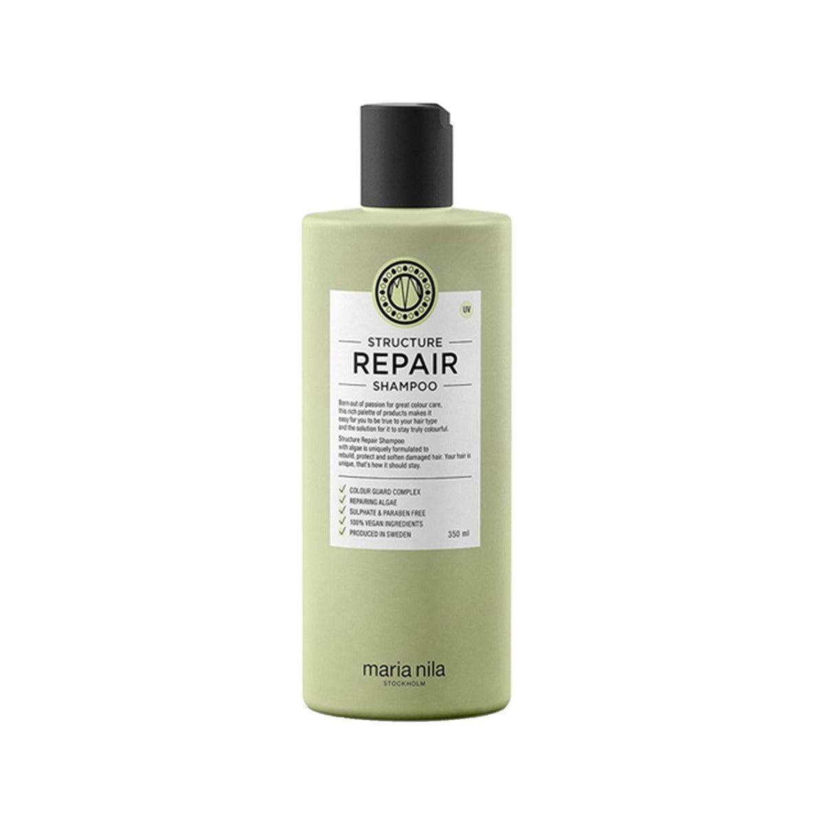 Maria Nila Sulfate-Free Repair Shampoo for Damaged Hair - 11.83 fl oz, Gentle Hair Care