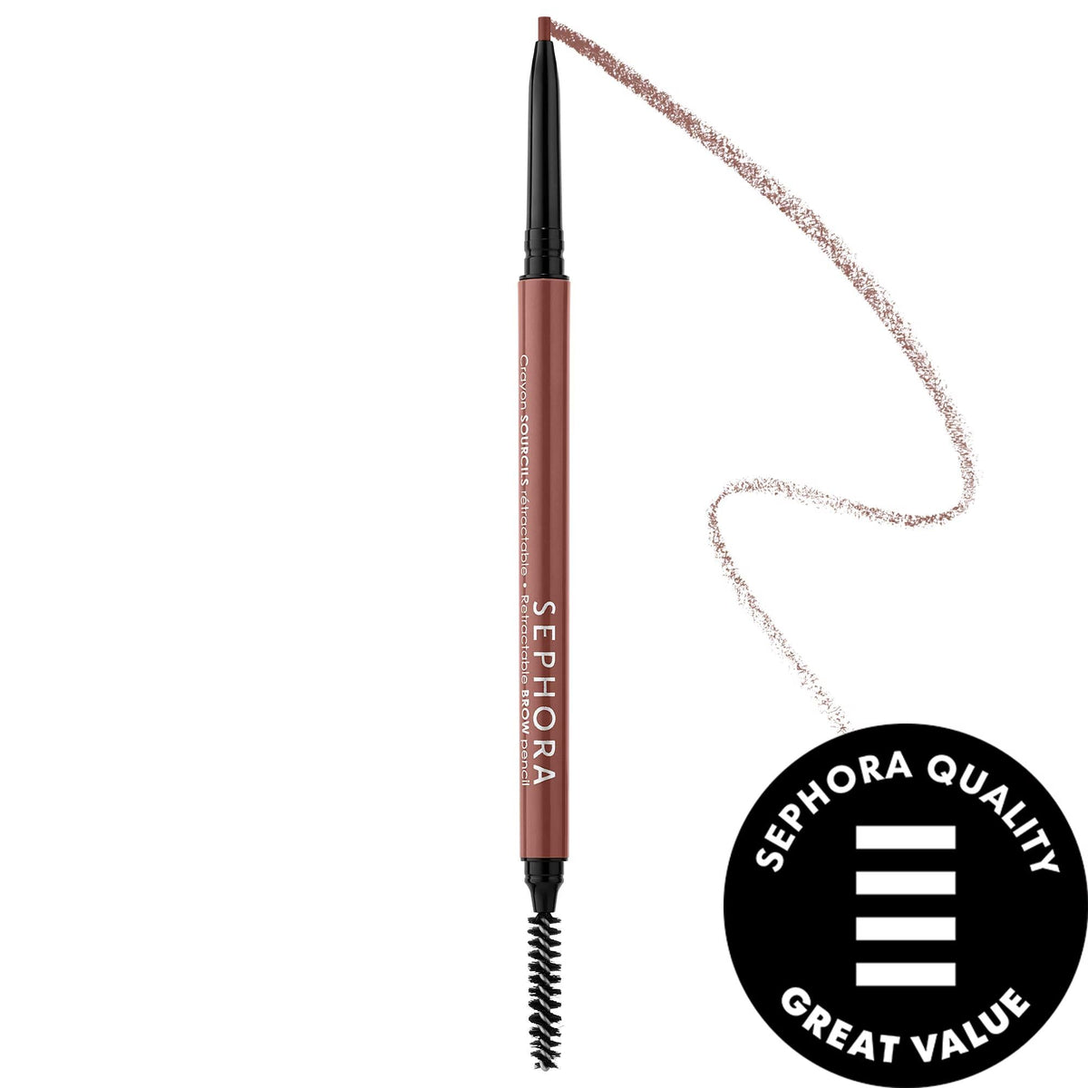 Retractable Eyebrow Pencil - Waterproof, Precise Definition & Long-Lasting