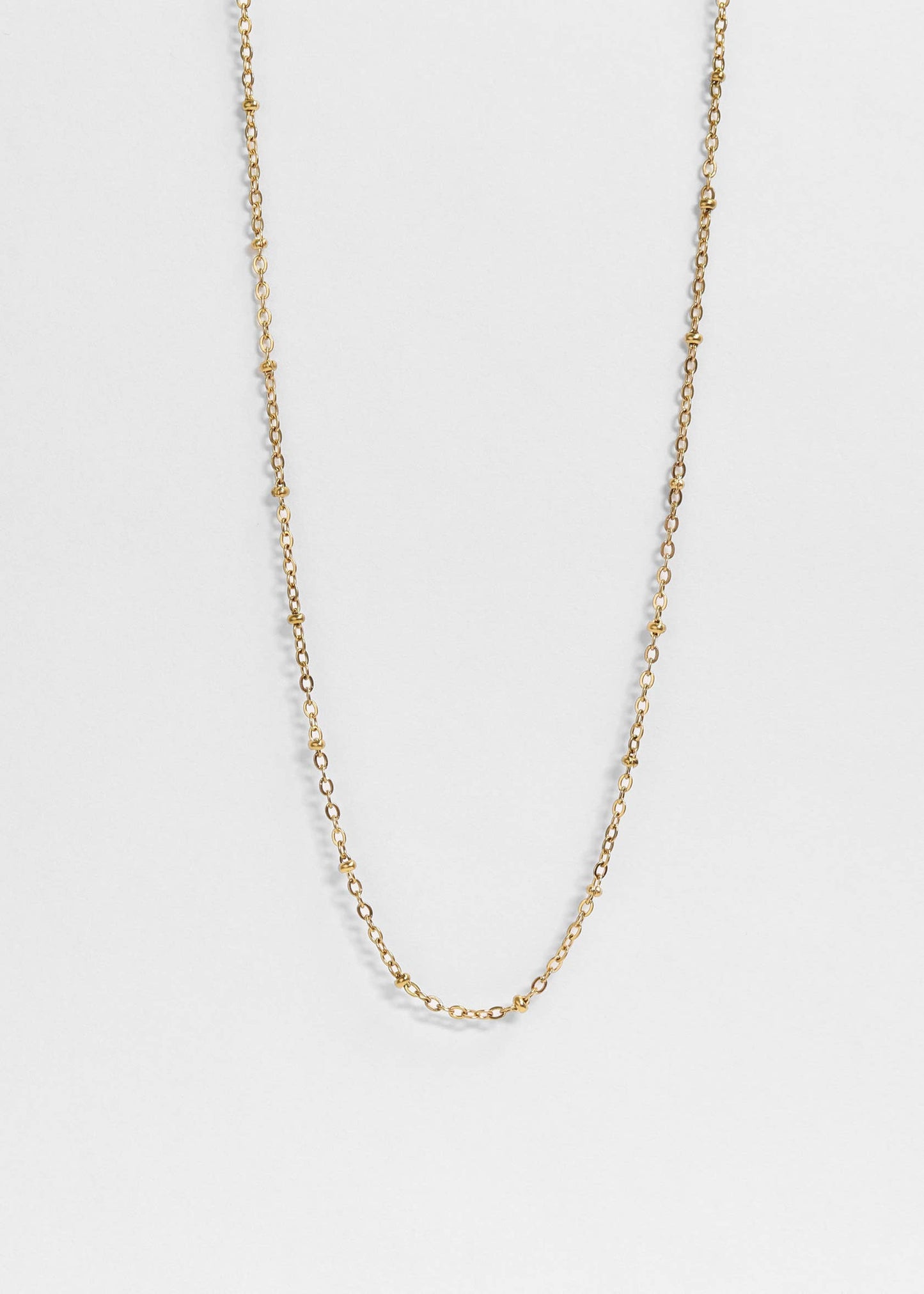 Collier chaîne satellite en acier inoxydable