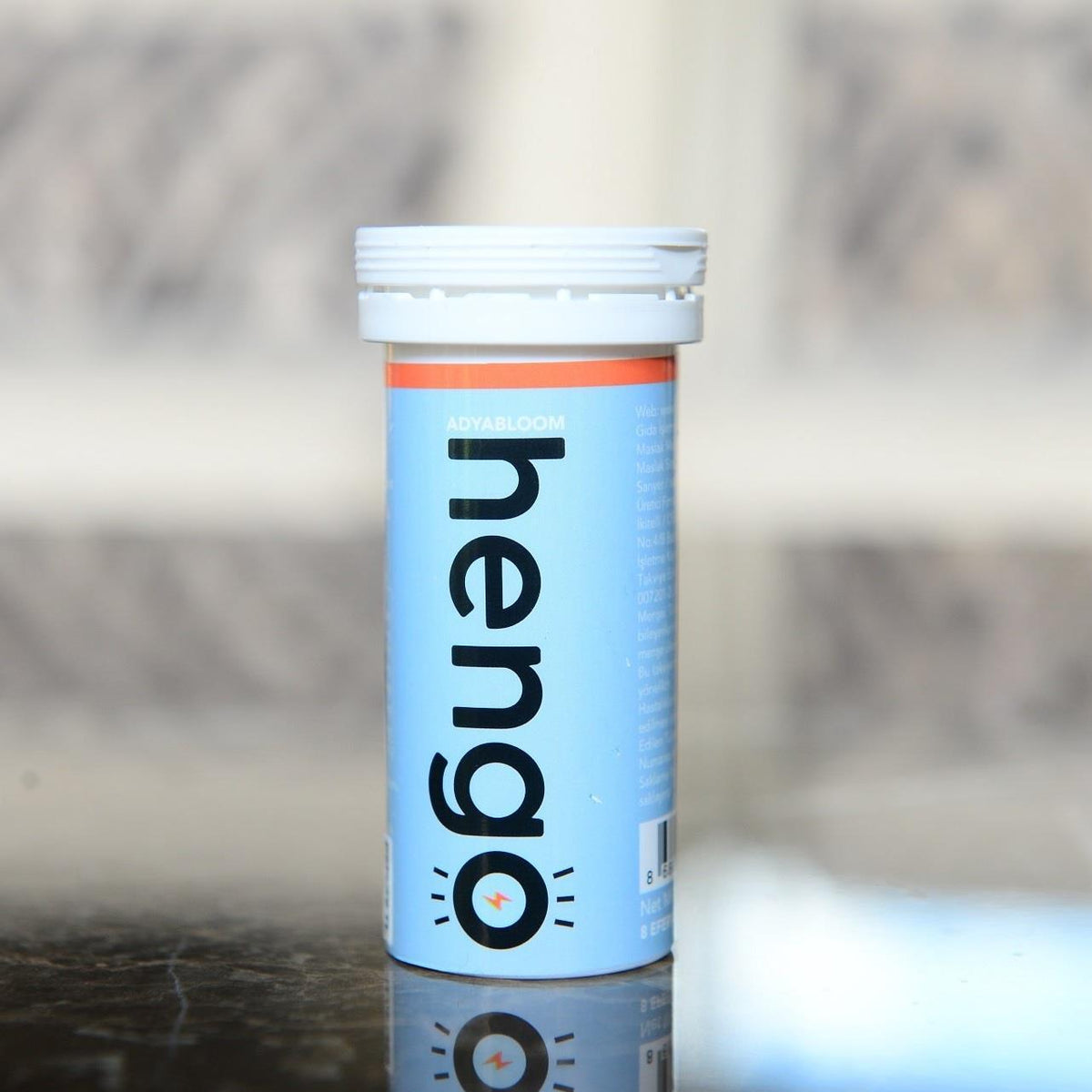 Hengo Effervescent Dietary Supplement Tablets - Boost Energy & Wellness with Vitamin C, Caffeine & B6