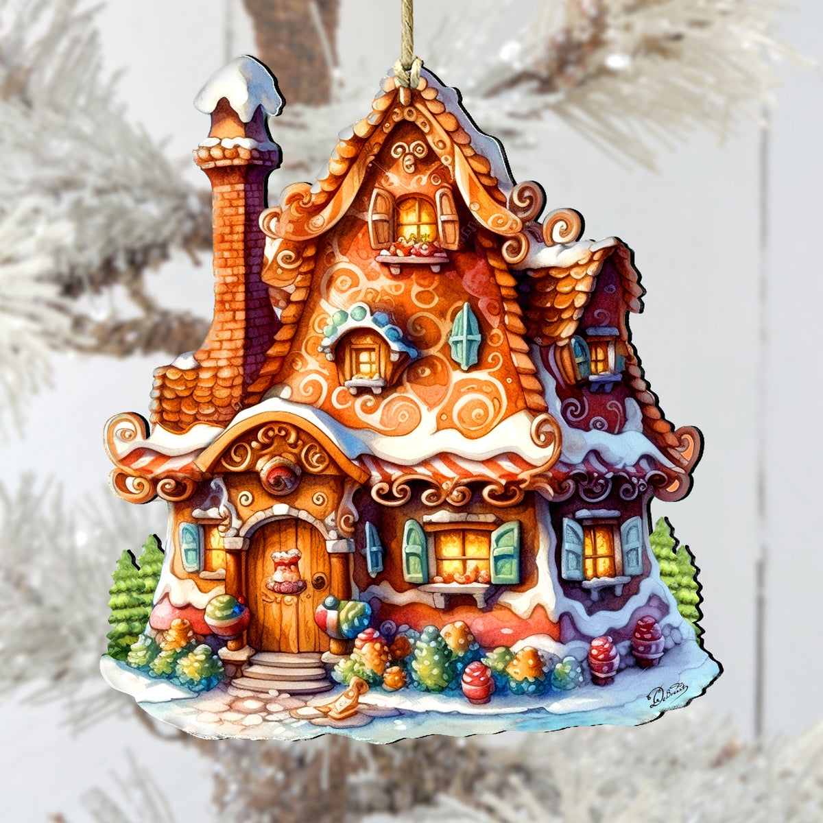 Magic House  Wooden Ornaments by G. Debrekht - Christmas Decor - 8100191-3