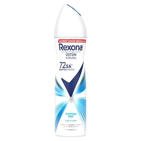 Rexona Women's Deodorant Spray Cotton Dry 72h - Long Lasting Freshness & Dryness