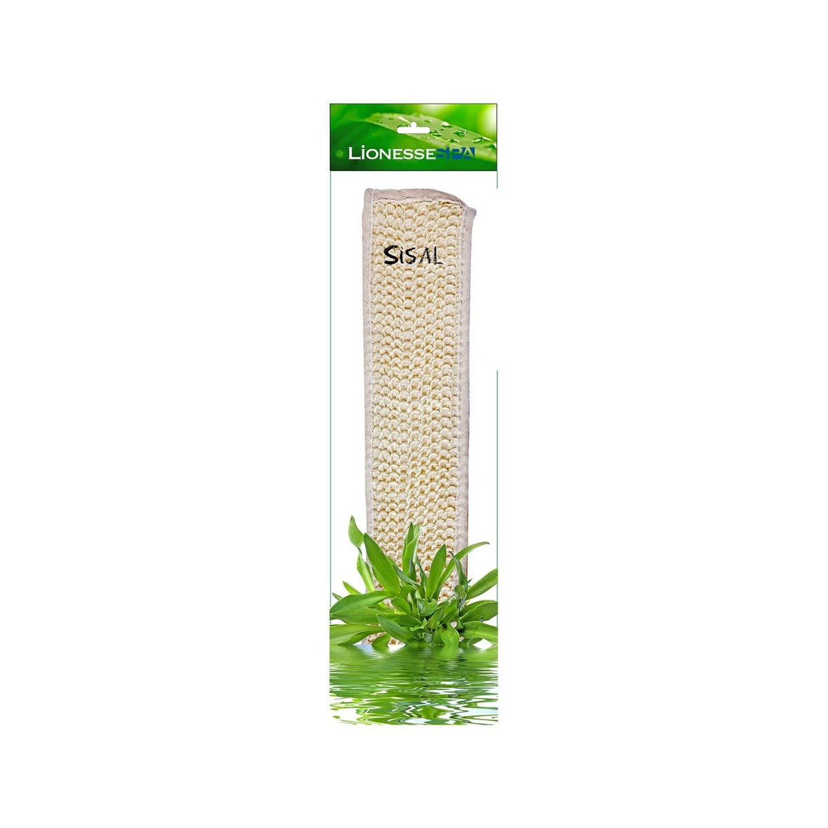 Lionesse Spa Sisal Back Bath Loofah L-435 - Natural Exfoliating Bath Sponge for Skin Care