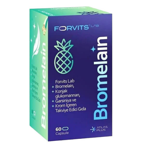 Forvits Lab Bromelain Dietary Supplement 60 Capsules