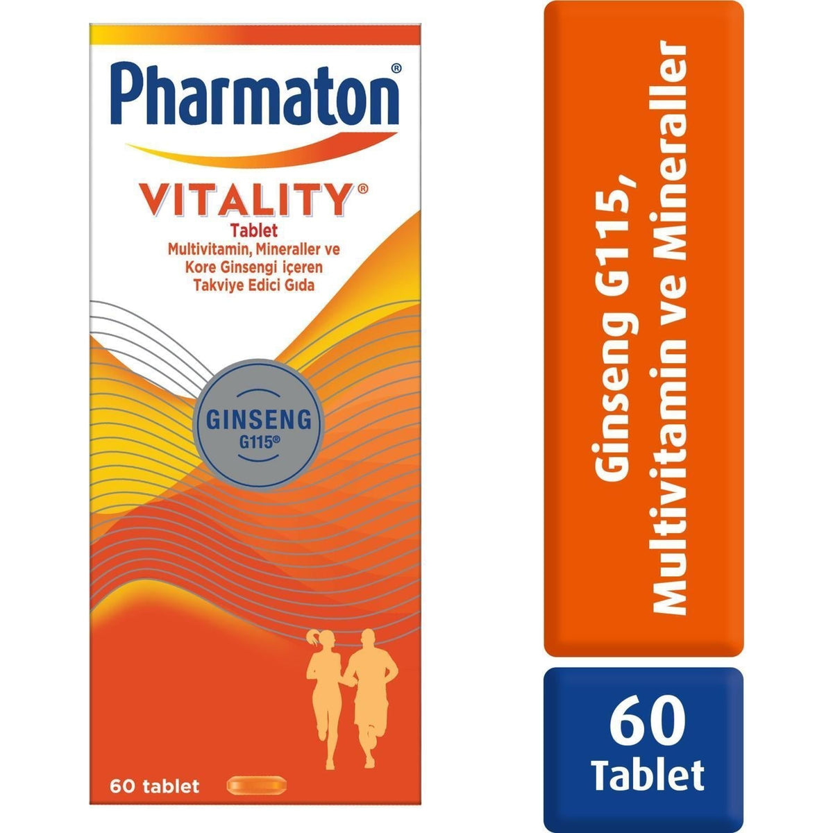 Pharmaton Vitality - Multivitamin with Ginseng | 60 Tablets