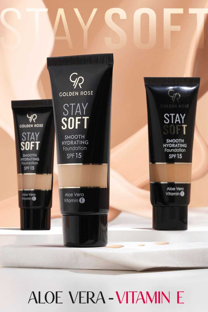 Golden Rose Stay Soft Smooth Hydrating Foundation 215 30ml