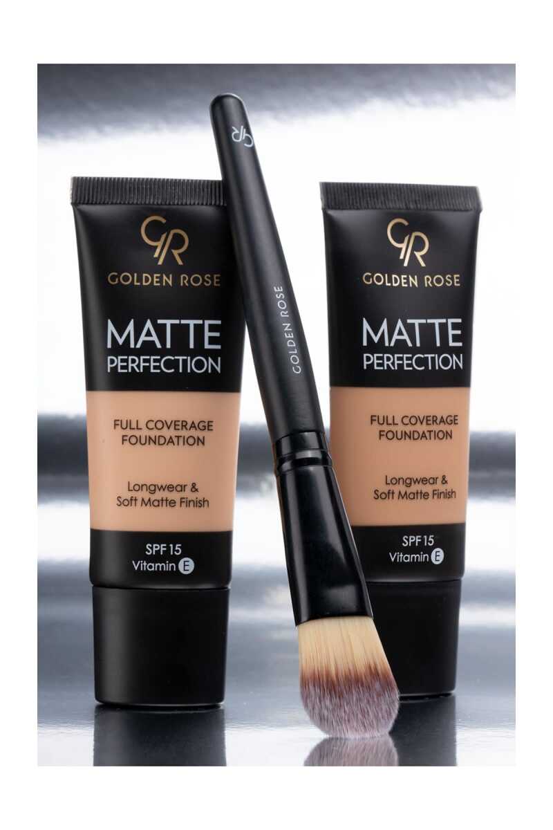 Golden Rose Matte Perfection Full Coverage Foundation Warm 02