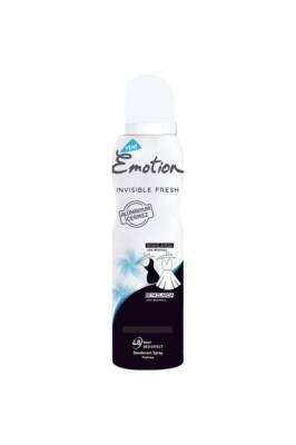 Emotion Black Invisible Fresh Deodorant: 48H Protection, Aluminum-Free - No Stains on Black & White Clothes, Long-lasting Fresh Scent