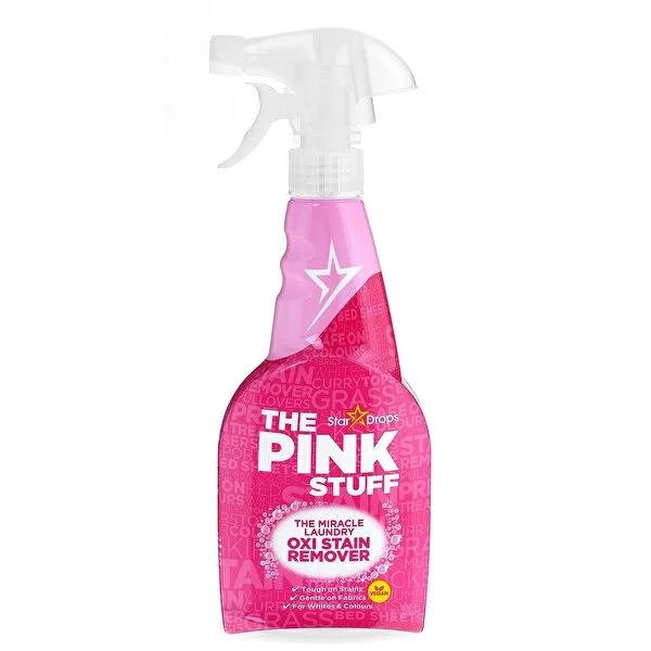 The Pink Stuff Oxi Miracle Laundry Stain Remover Spray - Powerful & Vegan Formula for Clothes, Whites & Colors - 16.91 fl oz