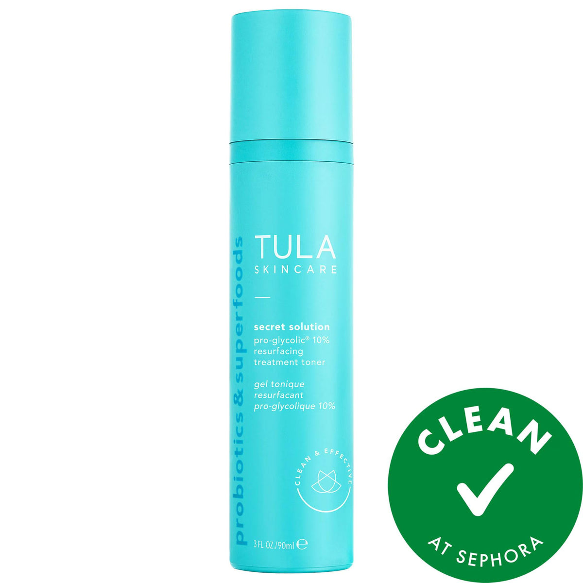 Secret Solutions Pro-Glycolic 10% Resurfacing Treatment Toner - Glycolic Acid Toner for Smooth, Even Skin