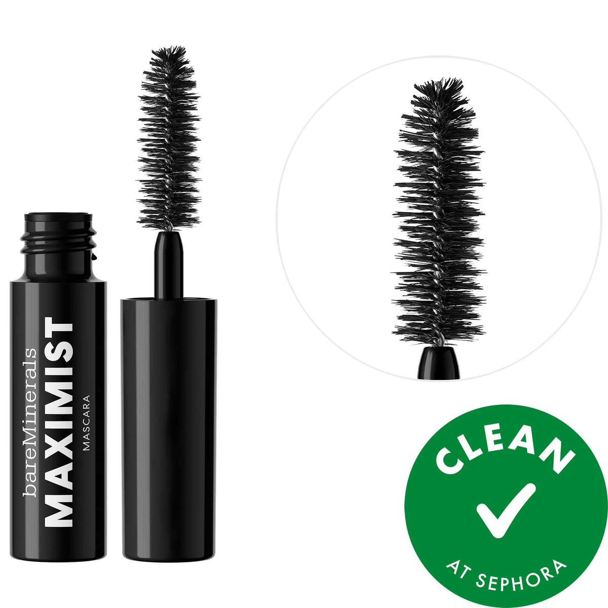 MAXIMIST Volumizing Mascara - Vegan, Water-Resistant Formula with Orange Peel Fibers for Fuller Lashes