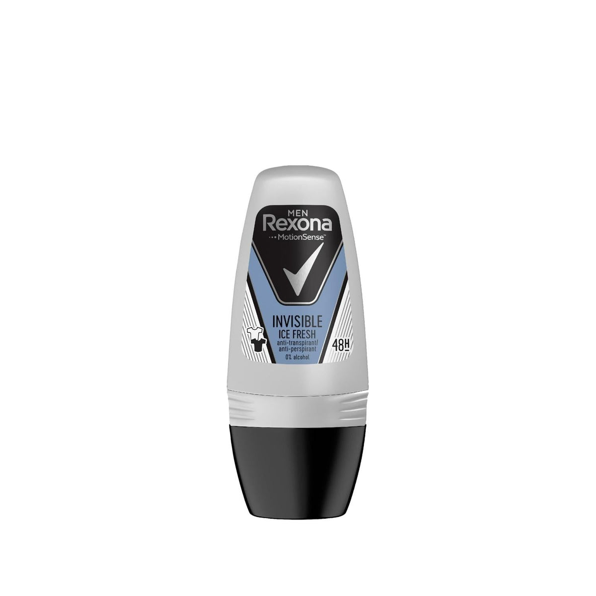Rexona Men Ice Fresh Deodorant Roll-On for Men - 50ml, Antiperspirant Protection, Long-Lasting Freshness