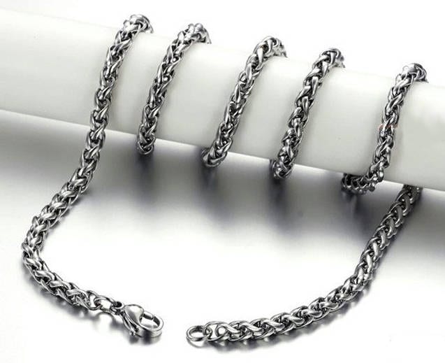 3 cross necklace hypoallergenic waterproof stainless steel for woman and men